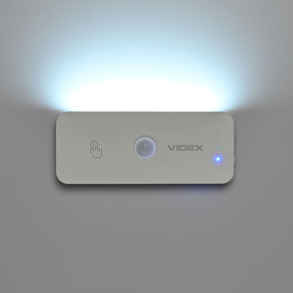 LAMPKA NOCNA LED Z AKUMULATOREM I CZUJNIKIEM RUCHU VIDEX VL-NL053W-S