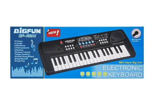 Organki, pianinko, keyboard z mikrofonem, 37 klawiszy