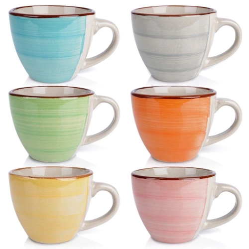 Kubki ceramiczne 90 ml 6 szt.