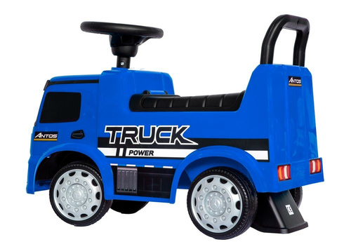 Mercedes - Benz Antos jeździk odpychacz TRUCK z funkcjami dźwiękowymi i świetlnymi - niebieski