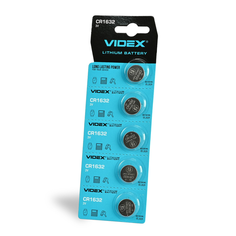 Bateria litowa VIDEX CR1632 5 szt. BLISTER