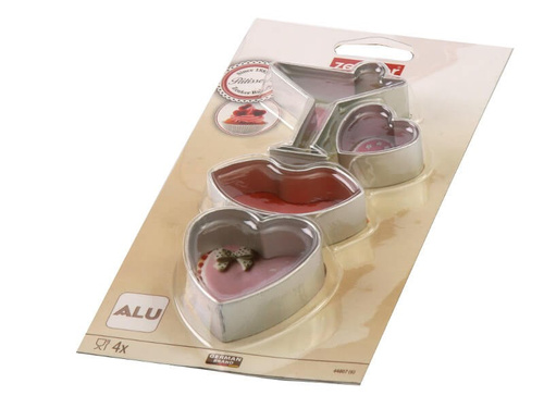 Foremki LOVE do wykrawania ciastek 4 szt. ZENKER 44807