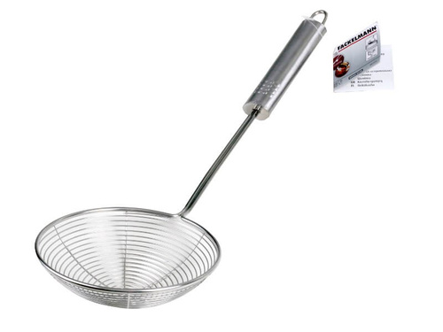 Łyżka cedzakowa sitko inox 38 cm FACKELMANN 40674