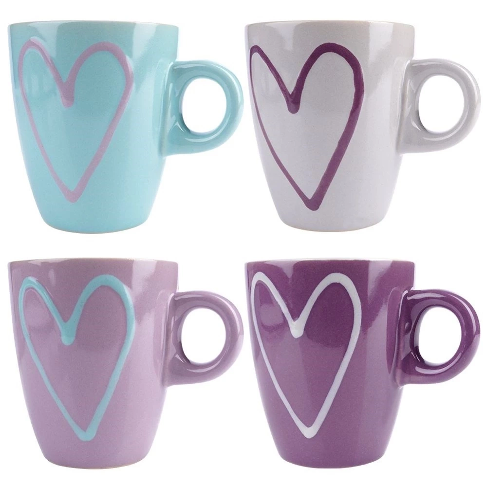 Kubki ceramiczne 210 ml 4 szt.
