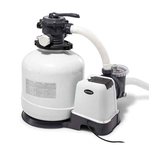 Pompa filtrująca piaskowa o wydajności 12000 l/h INTEX 26652 + piasek kwarcowy 50kg
