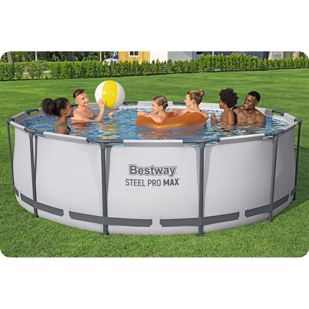 Basen ogrodowy stelażowy 366 x 122 cm 18w1 Bestway 56420 + maszynka do baniek GRATIS