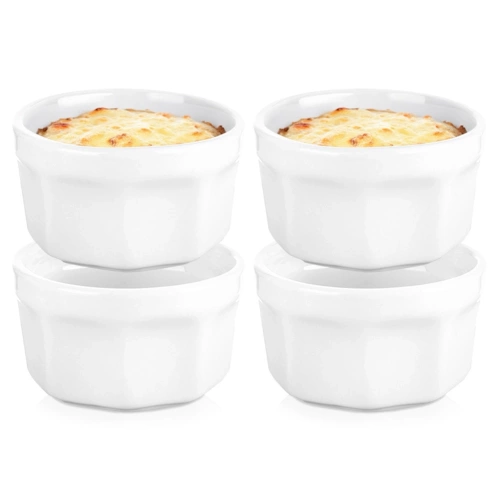 Miseczki na przekąski porcelanowe 6 cm, 40 ml 4 szt.