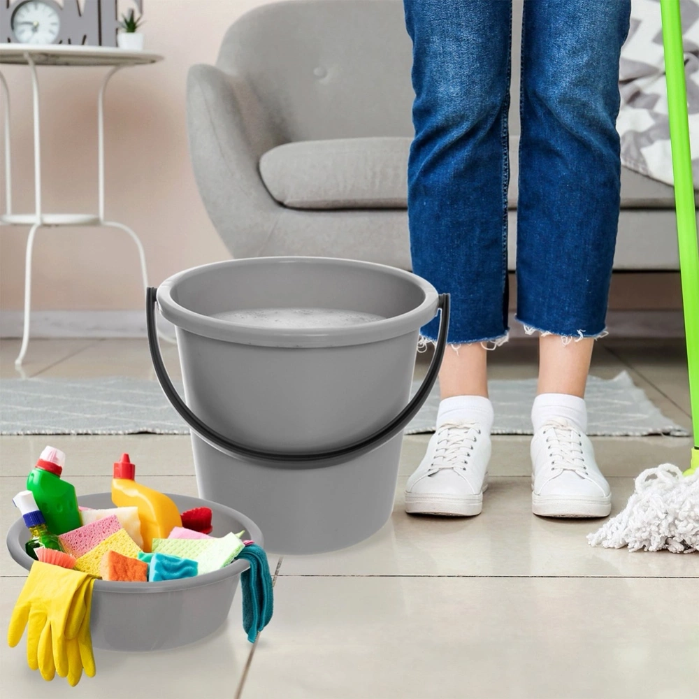 Wiadro z miską i pokrywką 5 / 13l 3 el.