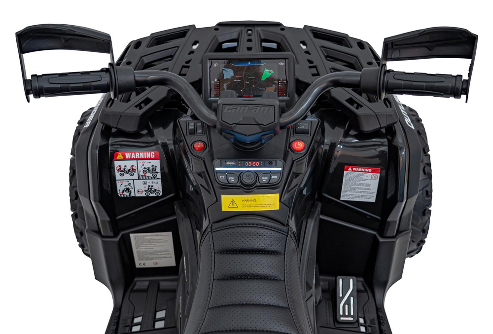 Quad Can Am Outlander ATV z Pilotem Czarny