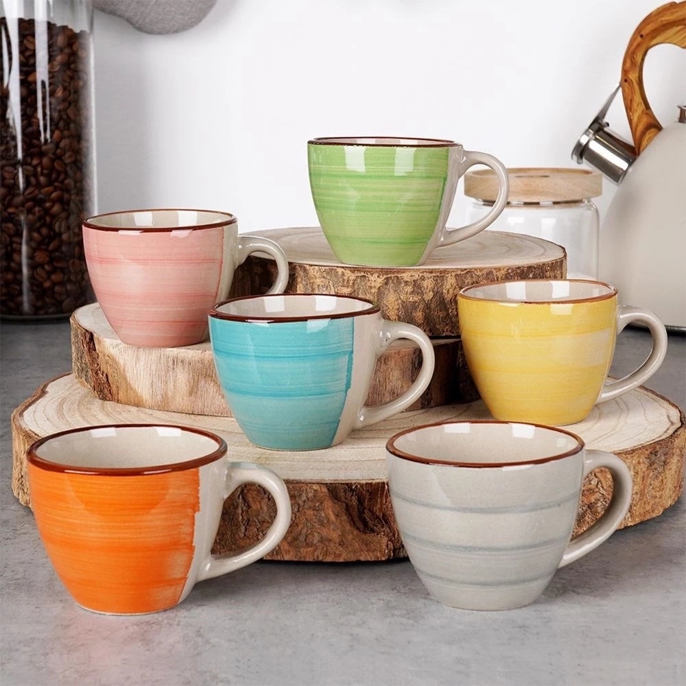 Kubki ceramiczne 90 ml 6 szt.