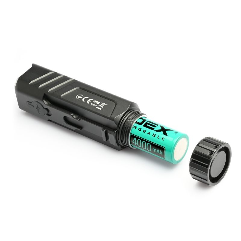 Latarka rowerowa Videx LED 2000lm IP68 czas pracy 100h 6 trybów zasięg 225m