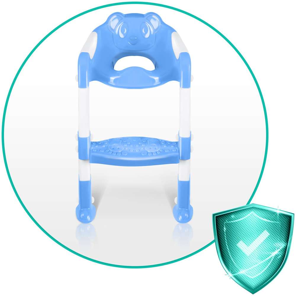 Nakładka na sedes z drabinką koala niebieska