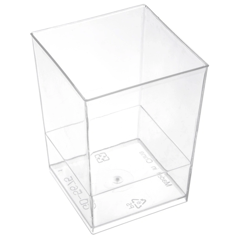 Pucharki na desery, przekąski z pokrywkami 160 ml 4 szt.