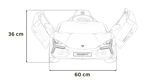 Pojazd Lamborghini Revuelto Czerwony