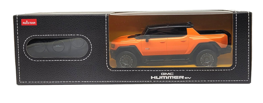 Hummer EV skala 1:26 Rastar 93100 samochód sterowany pomarańczowy