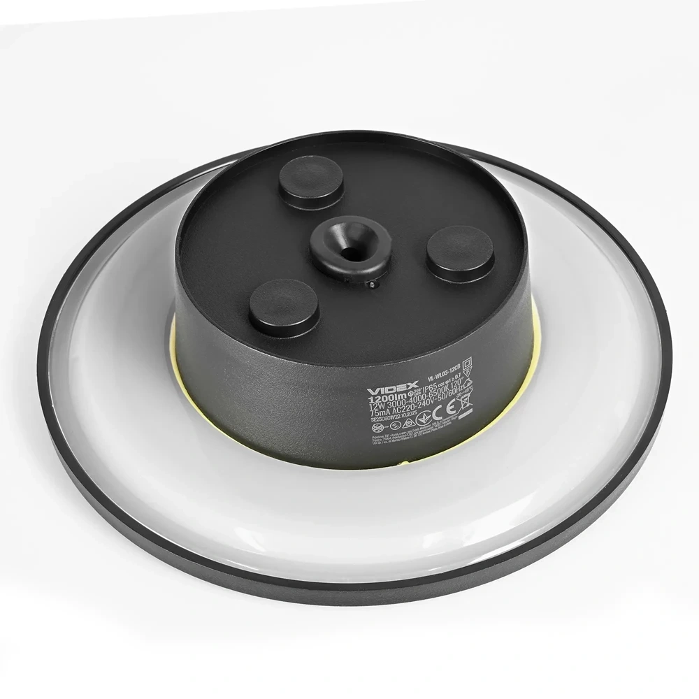 Kinkiet LED IP65 VIDEX 12W regulowana barwa czarny