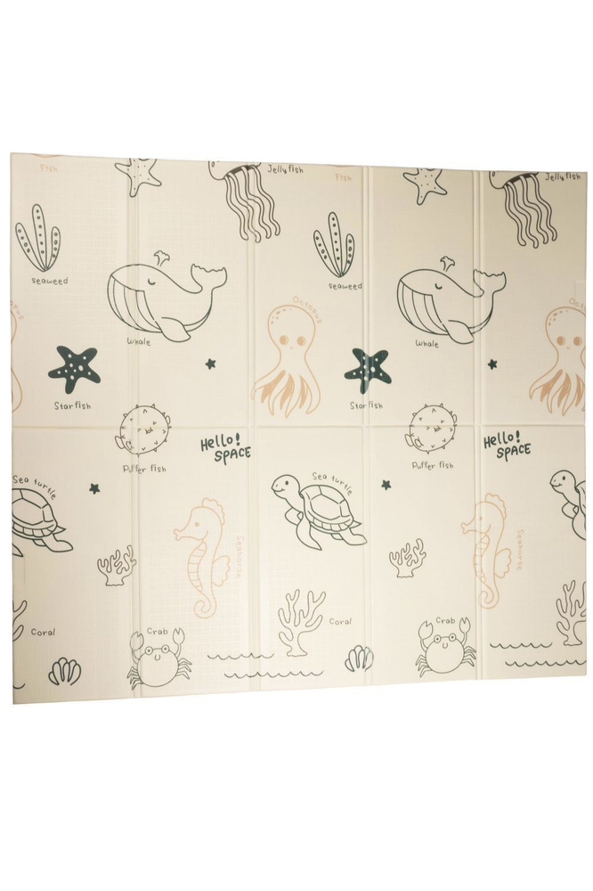 Dwustronna składana kolorowa edukacyjna piankowa mata dziecięca XXL 180x200 cm - tor samochodowy