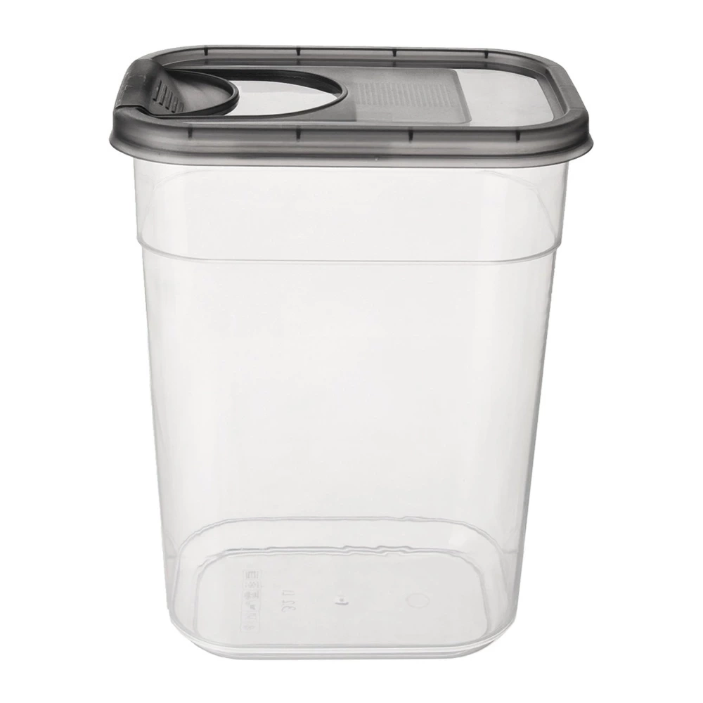 Pojemnik na produkty sypkie z dozownikiem GREY 1,9 l