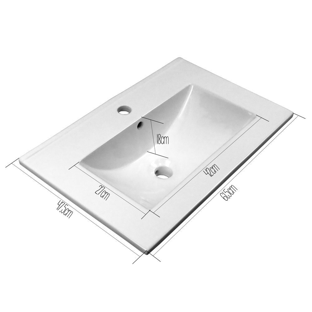 Uniwersalna umywalka meblowa 61,5 cm