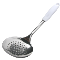 Łyżka cedzakowa inox ECO biała 31 cm FACKELMANN 521155