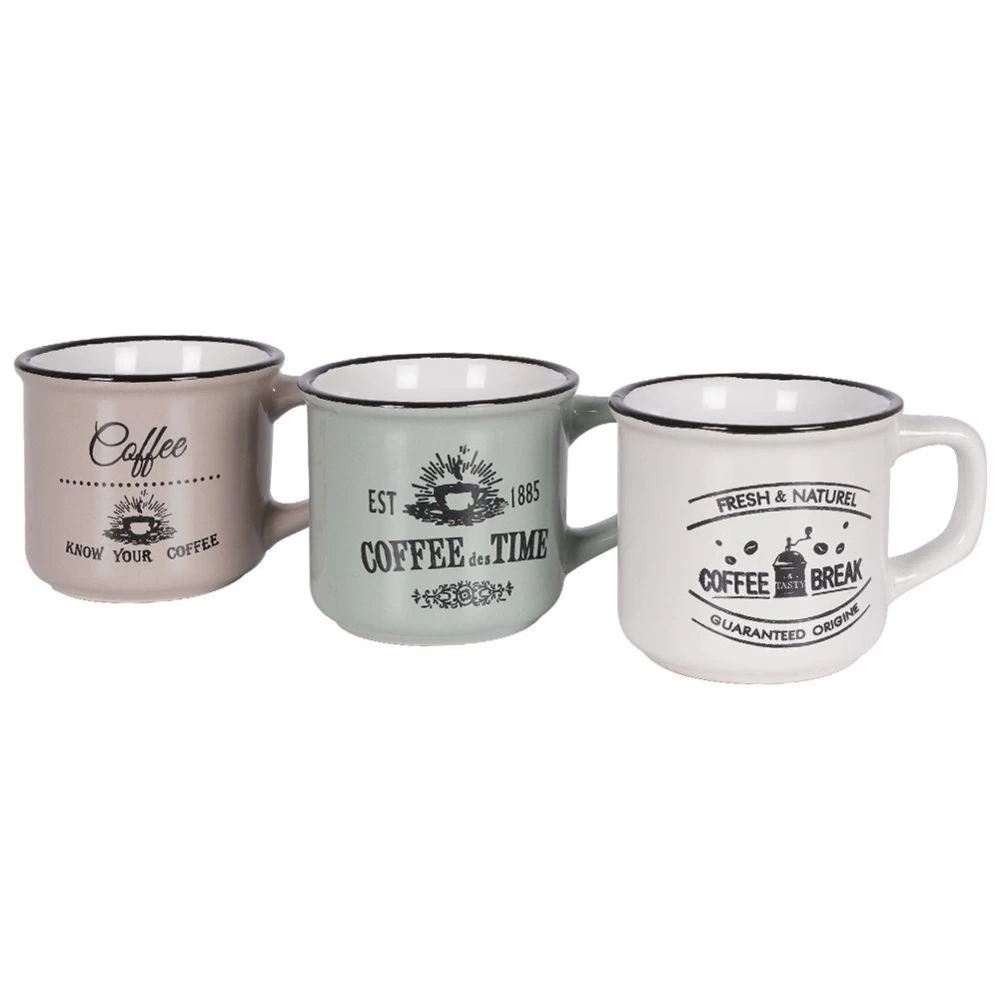 Kubki ceramiczne 160 ml 3 szt.