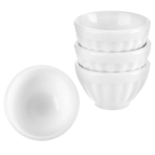 Miseczki na przekąski porcelanowe 6 cm, 40 ml 4 szt.