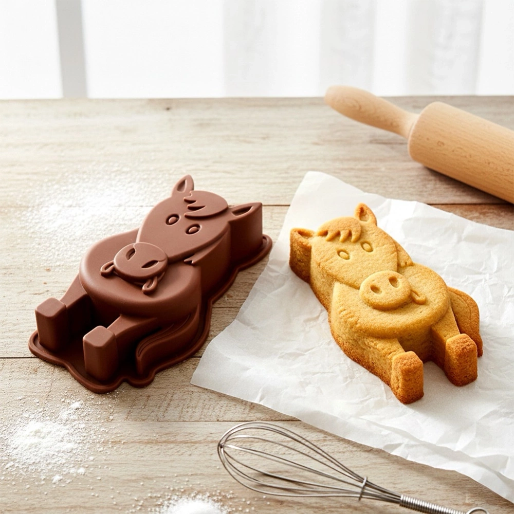 Forma do pieczenia silikonowa koń 19x10x4 cm