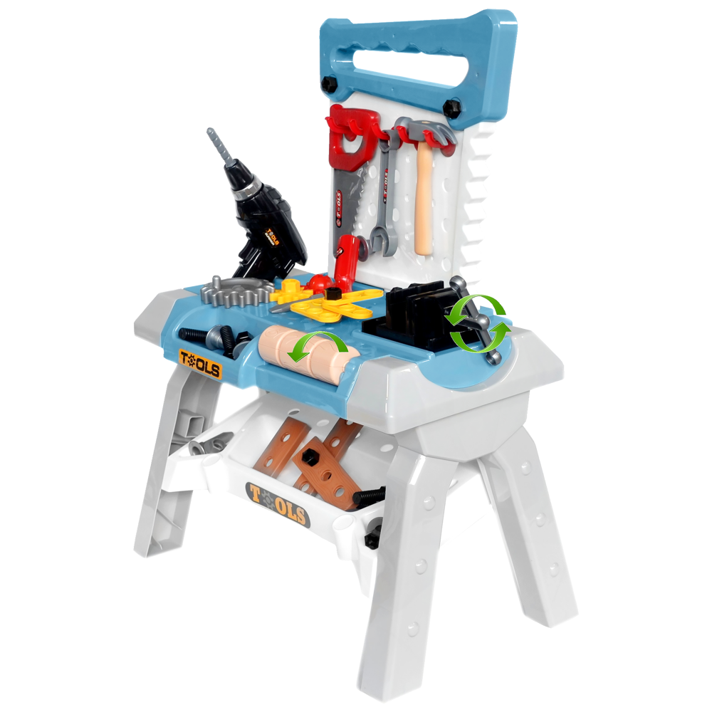 Warsztat z narzędziami zestaw stolik blat 52 el