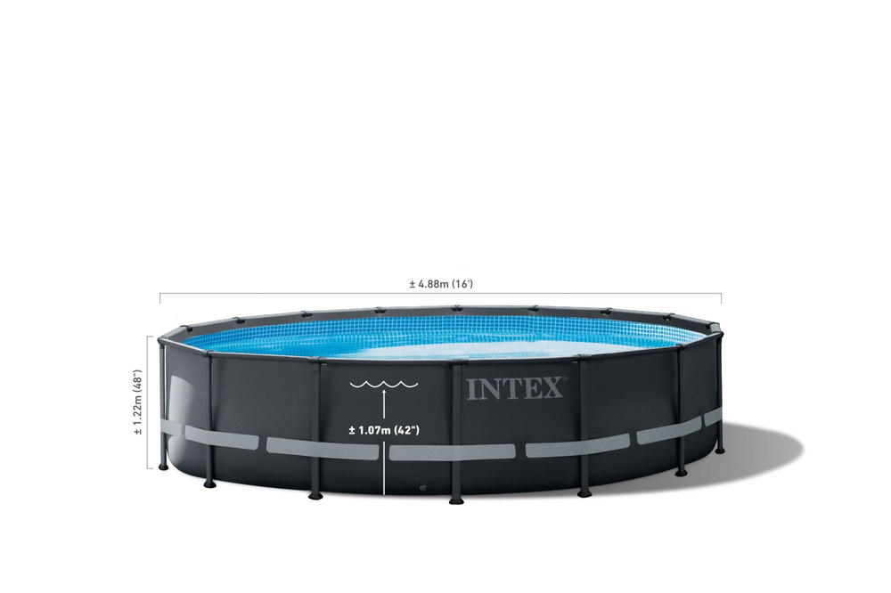 Basen ogrodowy stelażowy Ultra XTR Frame 488x122 cm INTEX 26326