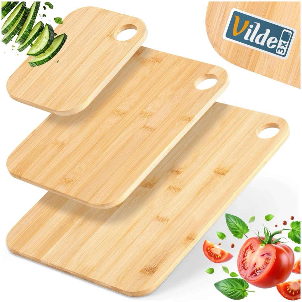 Deski do krojenia bambusowe 3 szt.