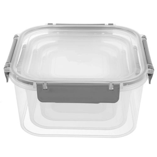 Pojemniki na żywność z pokrywką i uszczelką 4 szt.