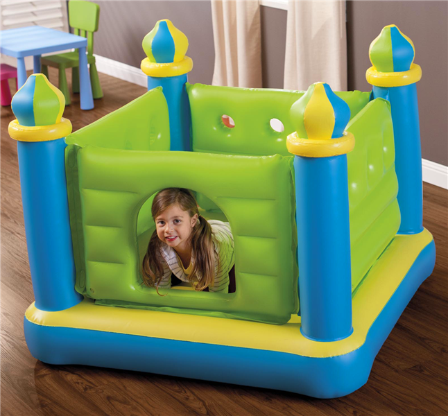 Trampolina - Zamek 132 x 132 x 107 cm INTEX 48257