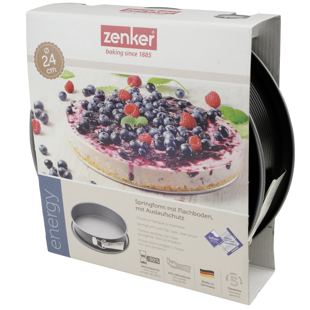 Tortownica forma 24 cm teflonowa do pieczenia  okrągła Zenker 6902