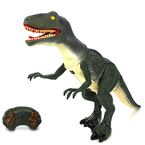 Duży interaktywny dinozaur Velociraptor - chodzi, ryczy i świeci 