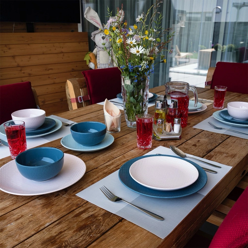 Zestaw sztućców stalowy dla 6 osób 24 el.