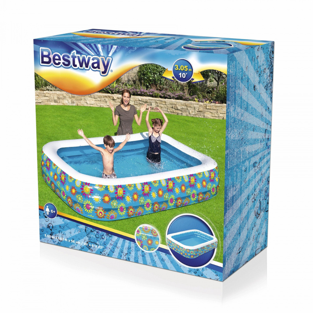 Bestway duży Basen dmuchany 305x183x56cm 54121