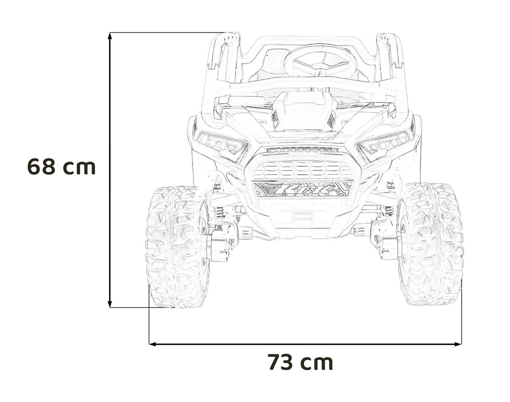 Pojazd Buggy 4x4 KCK Zielony