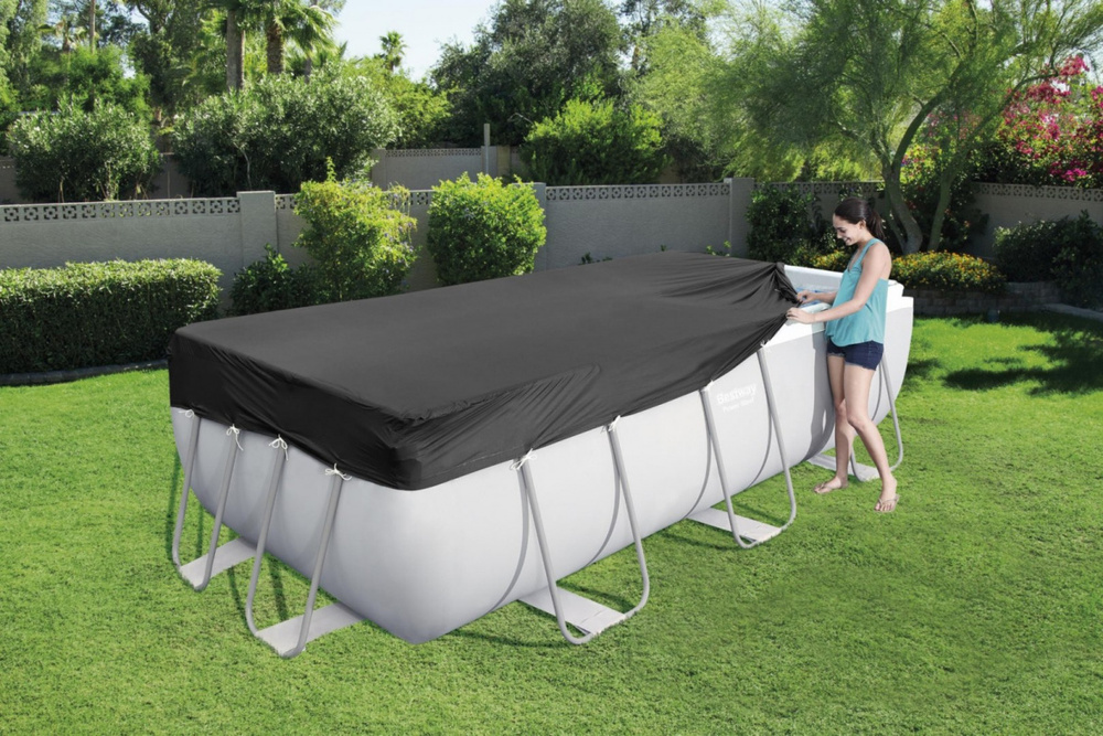 Bestway Pokrywa na basen stelażowy 396x185cm 58232