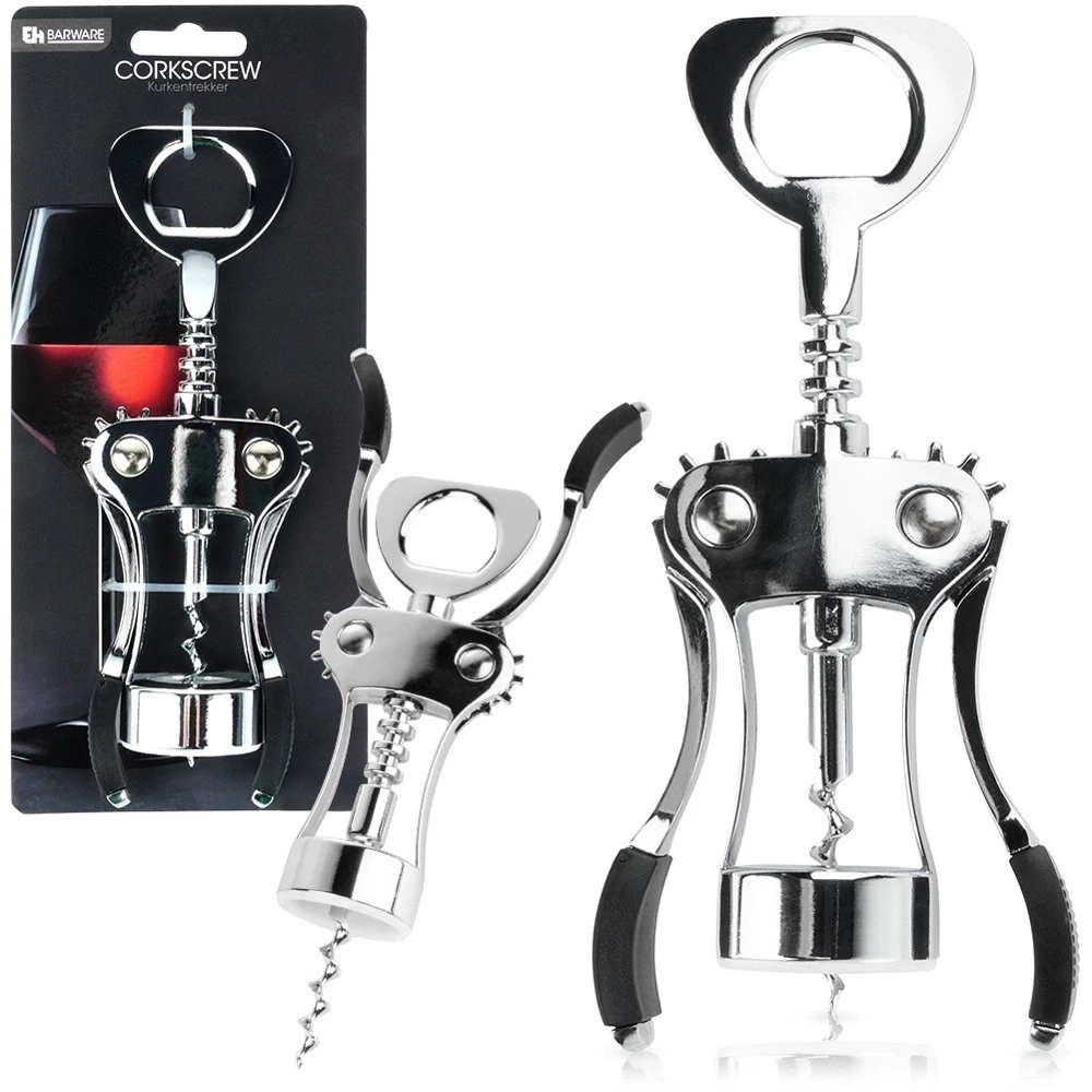 Korkociąg do wina metalowy 19,5 cm
