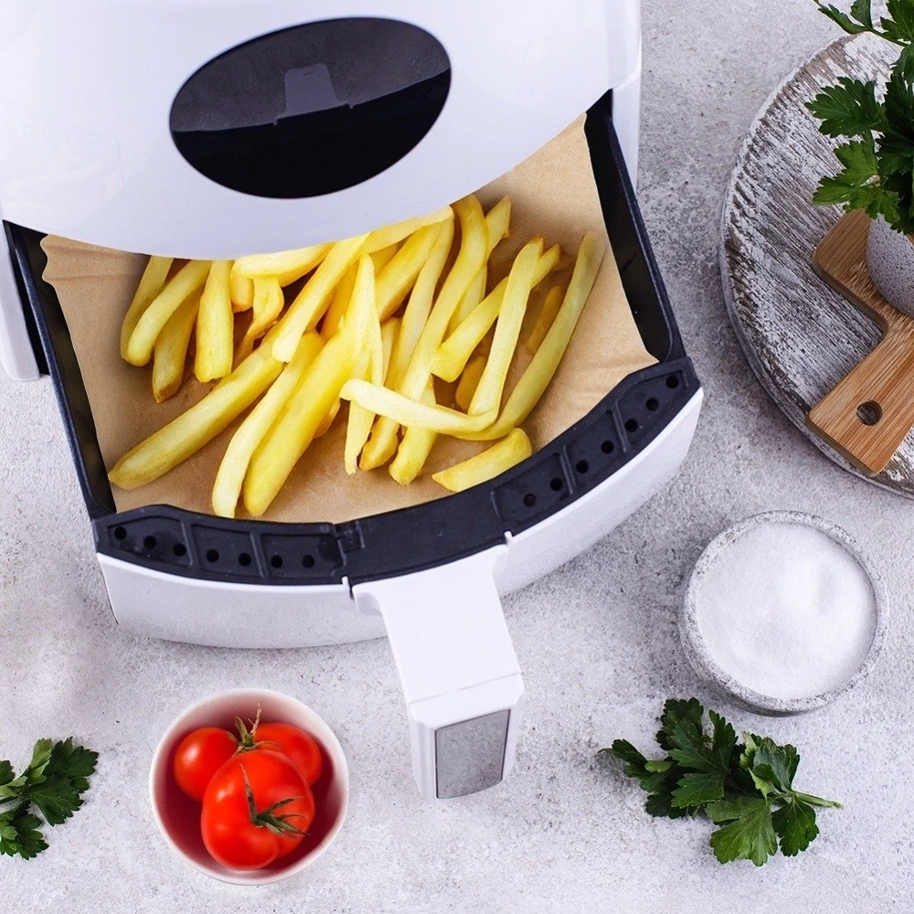 Wkład do frytkownicy Air Fryer beztłuszczowej papierowy kwadratowy 21x21 cm 100 szt.
