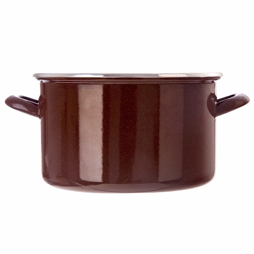 Garnek emaliowany BROWN 22 cm, 4 l