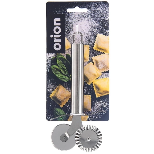 Radełko do ciasta, makaronu stalowe podwójne 4 cm