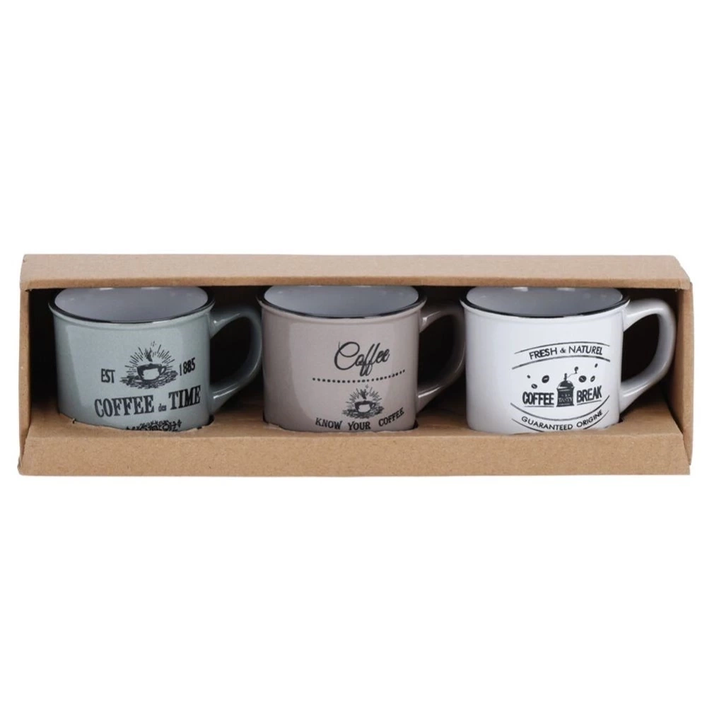 Kubki ceramiczne 160 ml 3 szt.