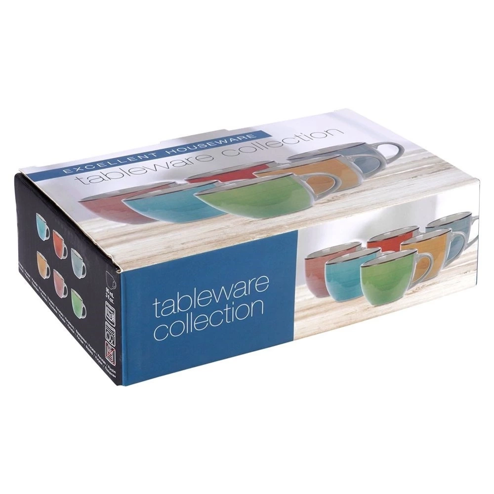 Kubki ceramiczne 90 ml 6 szt.