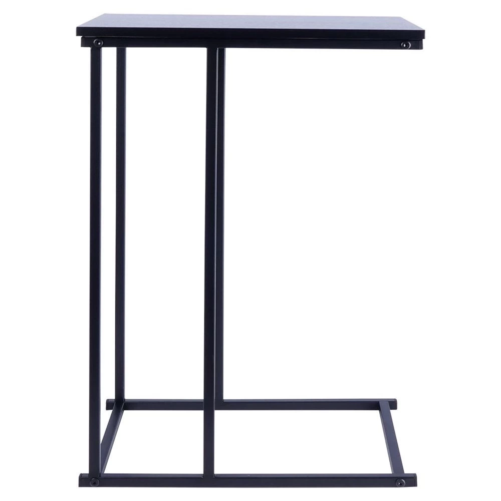 Stolik kawowy metalowy czarny boczny 40x26x58 cm