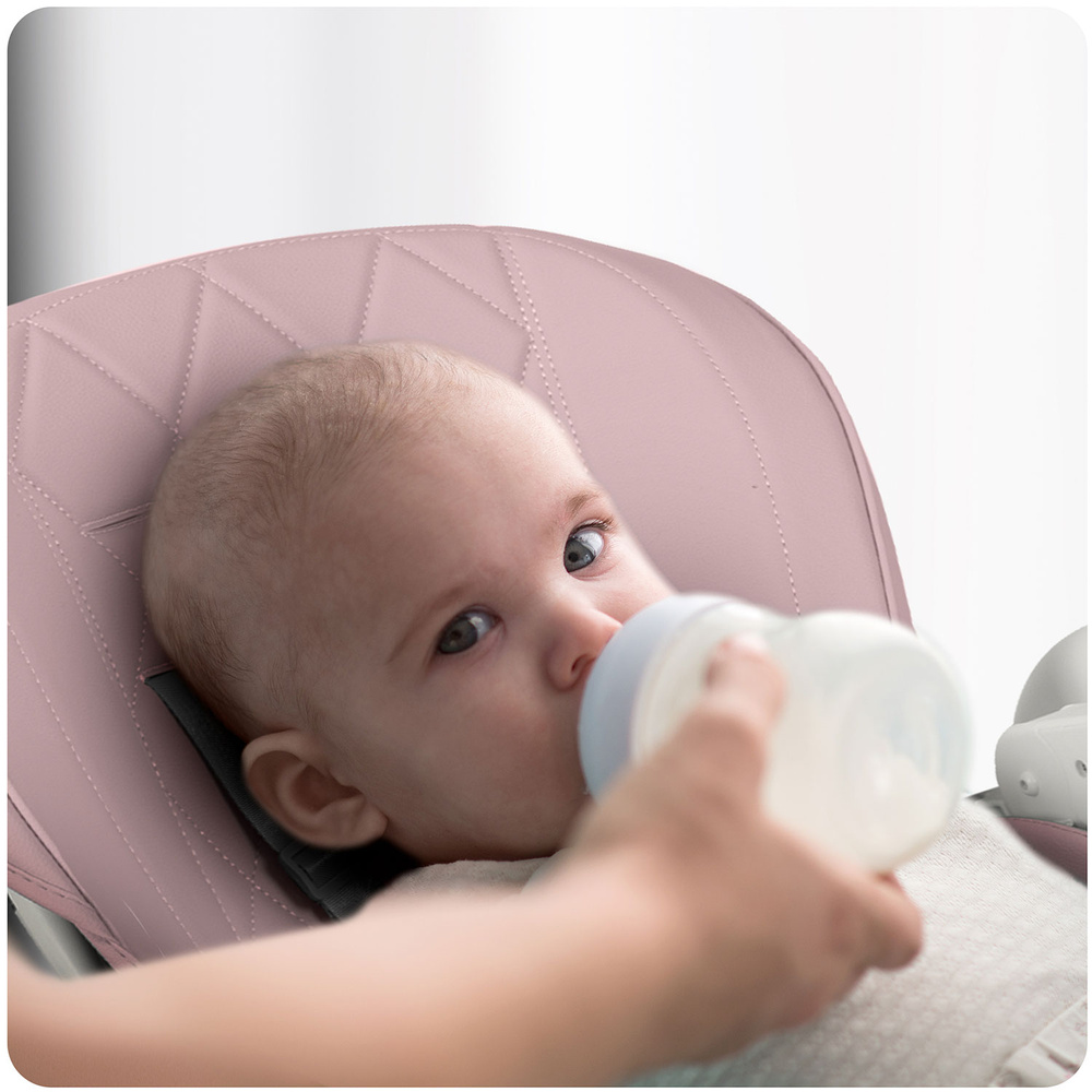Krzesełko do karmienia  Elite różowe