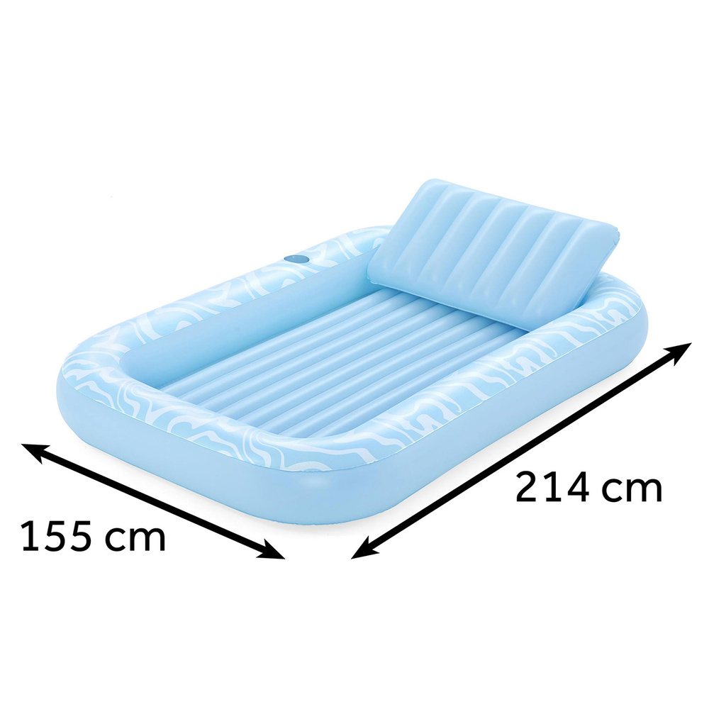 Dmuchany Materac do pływania Sun Kiss BESTWAY z Oparciem