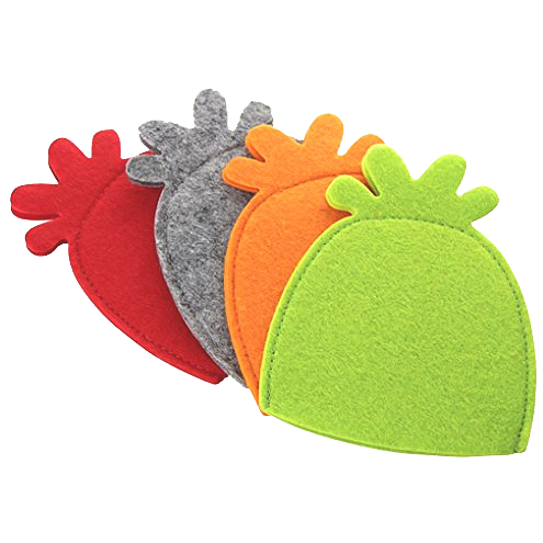 Ogrzewacze do jajek z filcu 4 szt.  Fackelmann 47101 filcowy ogrzewacz