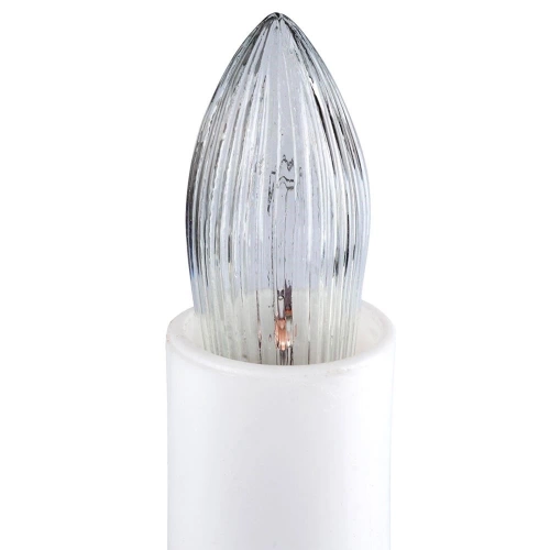 Świecznik adwentowy na 7 świeczek biały 41,5x29 cm