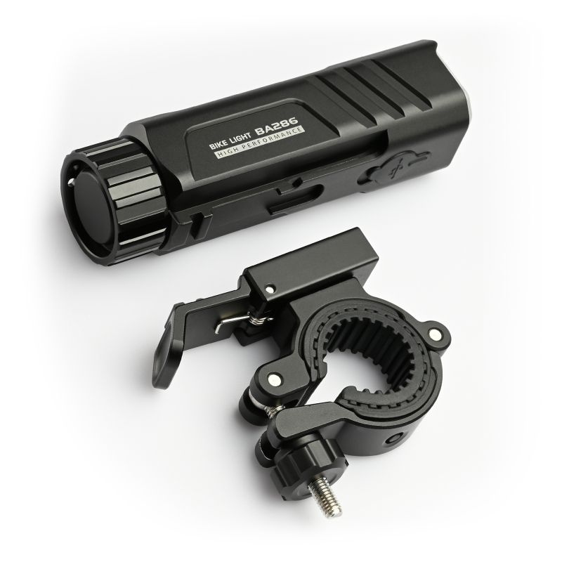 Latarka rowerowa Videx LED 2000lm IP68 czas pracy 100h 6 trybów zasięg 225m